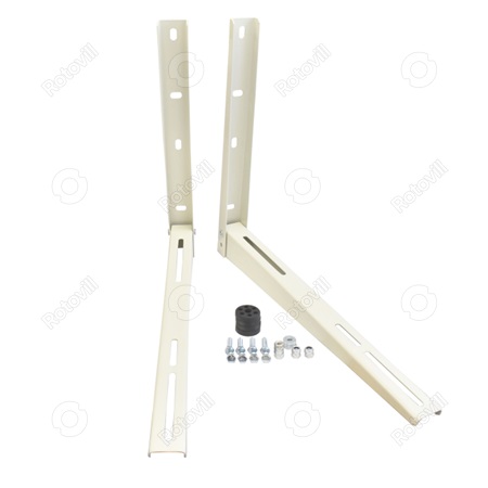 KLÍMATARTÓ KONZOL, 55 cm, RCOOL PRÉMIUM, ÖSSZECSUKHATÓ, PÁRBAN, 150 kg-ig, 6 PÁR/KARTON