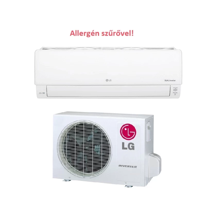 LG DC09RK Deluxe oldalfali split ( 2,6 kW)
