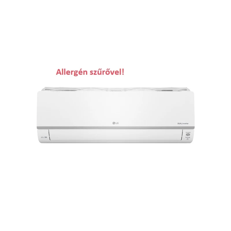 LG PC09SC.NSJ SILENCE PLUS DUAL oldalfali beltéri ( 2,6 kW)