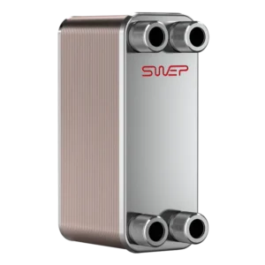 SWEP B5THx26/1P-SC-M 2x3/4"INT HEX+2x1/2"INT HEX lemezes hőcserélő