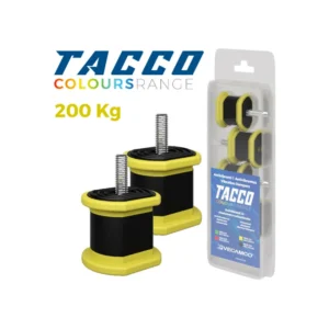 Vecamco TACCO sárga rezgéscsillapító – 200 kg-ig (4db/cs) 9898-038